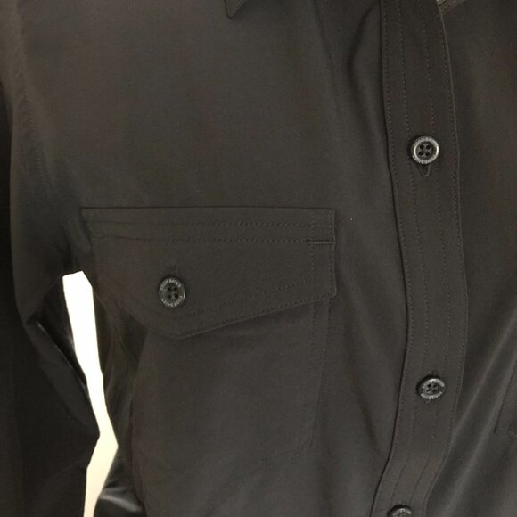 Eddie Bauer Departure 2.0 Classic Fit Casual Lg Sleeve Shirt UPF 50+ Navy Sz M - Picture 5 of 11